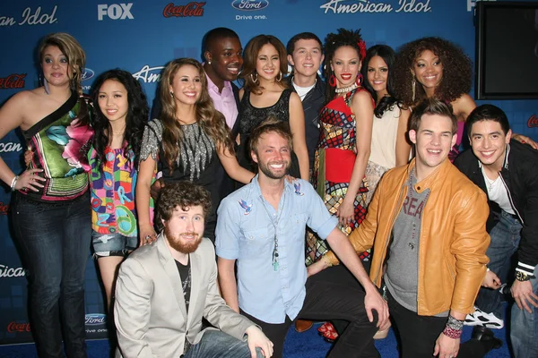 Finalisten van American idol — Stockfoto