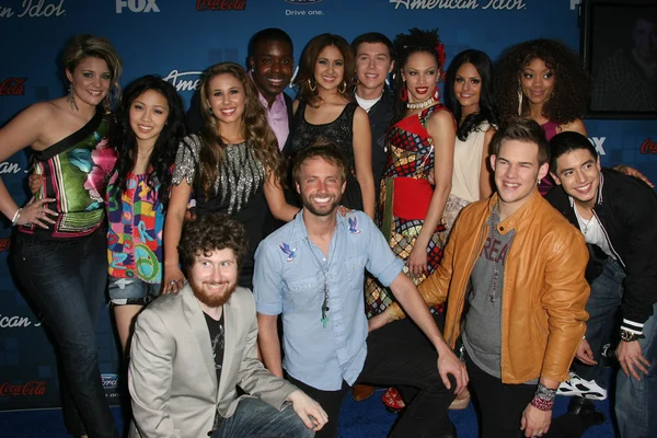 American Idol Finalists — Stock Photo, Image