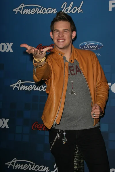 James Durbin at the American Idol Season 10 Top 13 Finalists Party, The Gr — Stockfoto