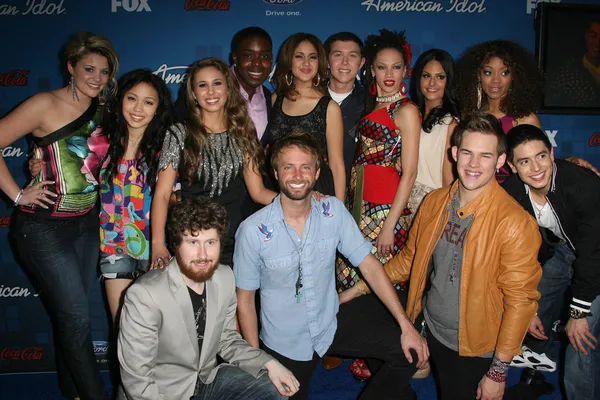 American Idol Finalistas — Fotografia de Stock