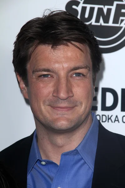 Nathan Fillion at the "Super" Los Angeles Premiere, Egyptian Theater, Holl — Stock Photo, Image