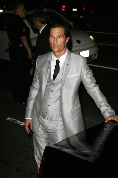 Matthew McConaughey bij "The Lincoln Lawyer" Los Angeles screening, Arcligh — Stockfoto