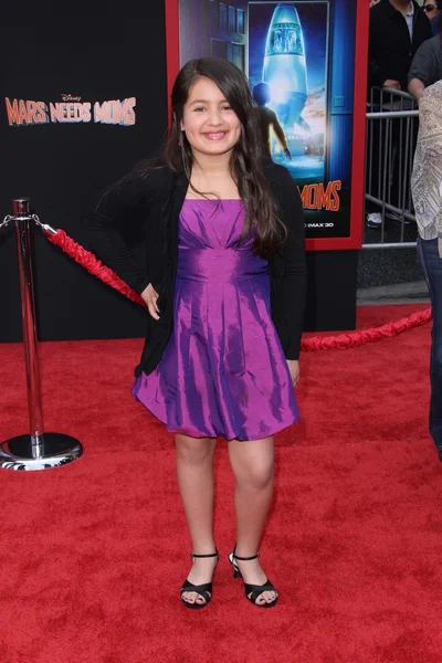 Isabella Rae Thomas at the "Mars Needs Moms" World Premiere, El Capitan, H — Stock Photo, Image