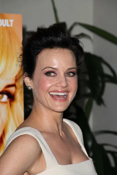 Carla Gugino alla proiezione speciale "Elektra Luxx" di Los Angeles, Sala proiezioni Aidikoff, Beverly Hills — Foto Stock