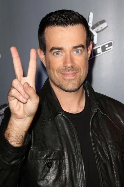 Carson Daly en la conferencia de prensa de la NBC "The Voice", LA Center Studios, Los Ángeles — Foto de Stock