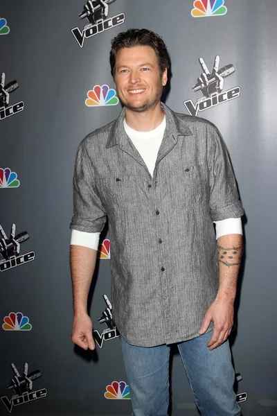 Blake Shelton at NBC's "The Voice" Press Conference, LA Center Studios, Los Angeles — Stock Photo, Image