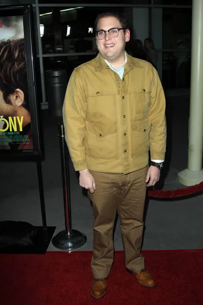 Jonah Hill en la "Ceremonia" Los Ángeles Estreno, Arclight, Hollywood —  Fotos de Stock