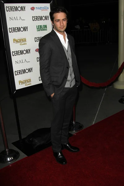 Michael angarano "obřad" los angeles premiéra, arclight, hollywood — Stock fotografie