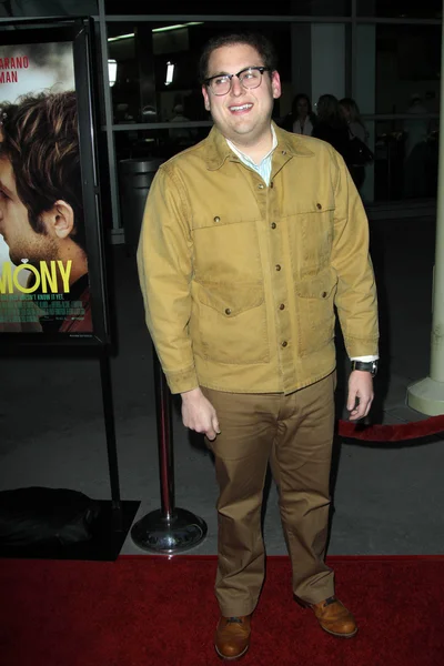 Jonah hill στο "τελετή" Λος Άντζελες πρεμιέρα, arclight, hollywood — Φωτογραφία Αρχείου