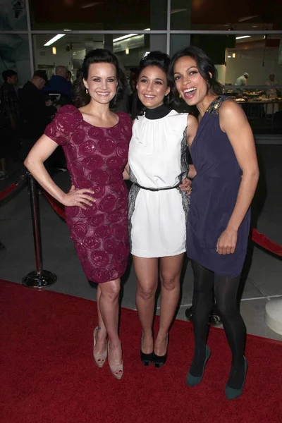 Carla Gugino, Emmanuelle Chriqui, Rosario Dawson — Stockfoto