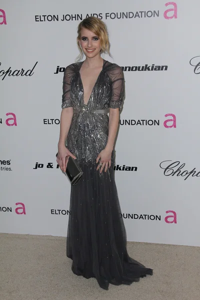 Emma Stone en el 19º Elton John Aids Foundation Academy Awards Viewing Party, Pacific Design Center, West Hollywood, CA. 02-27-11 — Foto de Stock