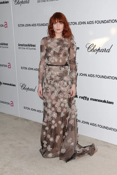 Florence Welch en la 19ª edición de los premios de la Academia Elton John Aids Foundation Viewing Party, Pacific Design Center, West Hollywood, CA. 02-27-11 — Foto de Stock