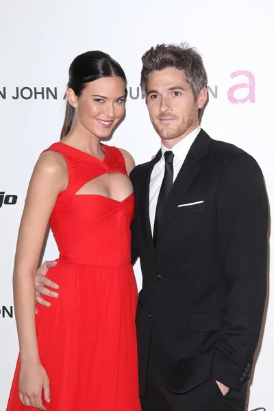 Odette Yustman and Dave Annable — Stock Photo, Image