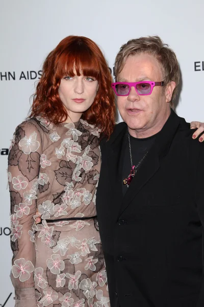 Florence Welch, Elton John — Stok fotoğraf