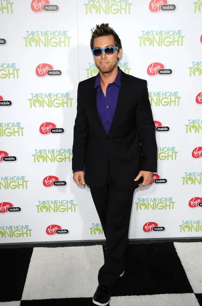 Lance Bass no "Take Me Home Tonight" Los Angeles Premiere, Regal 14, Los Angeles. A CA. 03-02-11 — Fotografia de Stock