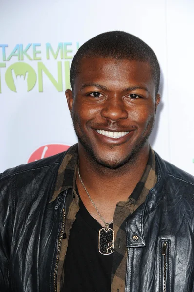 Edwin Hodge på "ta mig hem ikväll" Los Angeles Premiere, Regal 14, Los Angeles. Ca. 03-02-11 — Stockfoto