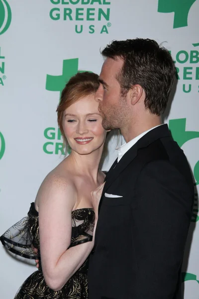 Kimberly Brook and James Van Der Beek at Global Green USAs 8th Annual Pre-Oscar Party, Avalon, Hollywood, CA. 02-23-11 — Stock Photo, Image