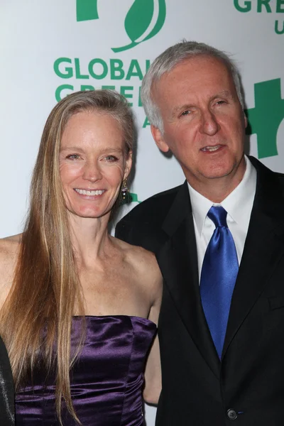 Suzy Amis y James Cameron — Foto de Stock