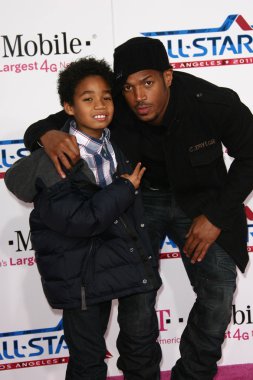 Marlon Wayans and Son at the 2011 T-Mobile NBA All-Star Game, Staples Center, Los Angeles, CA 02-20-11