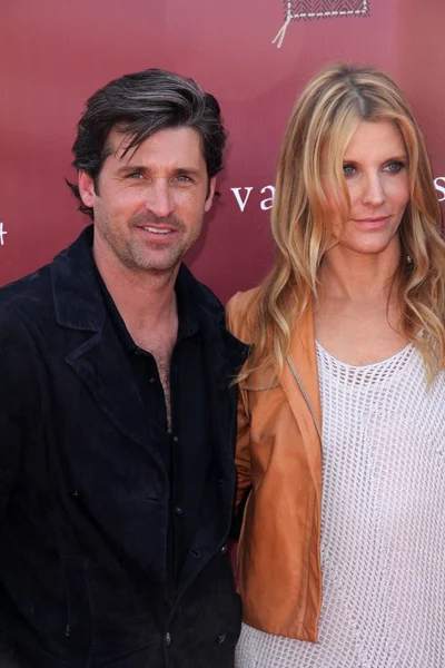 Patrick Dempsey and wife — Stock Photo, Image