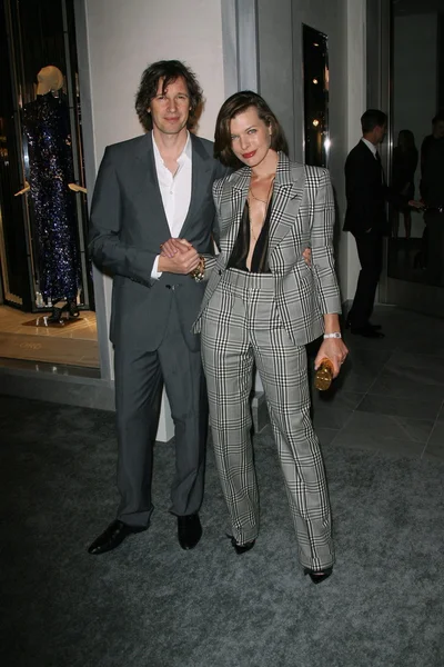 Paul WS Anderson y Milla Jovovich — Foto de Stock