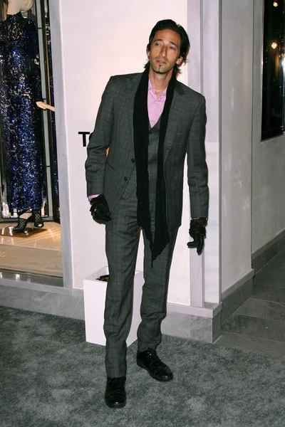 Adrien Brody en el Tom Ford Beverly Hills Store Opening, Tom Ford, Beverly Hills, CA. 02-24-11 — Foto de Stock