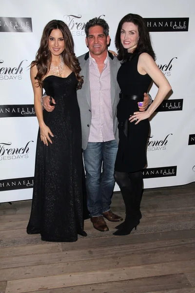 Kerri kasem, cardone, elena hibe lyons cardone nathanaelle moda show skybar, west hollywood, ca. 03-15-11 — Stok fotoğraf