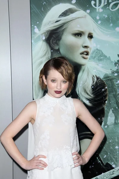 Emily Browning at the "Sucker Punch" Los Angeles Premiere, Chinese Theater, Hollywood, CA. 03-23-11 — Stock Photo, Image