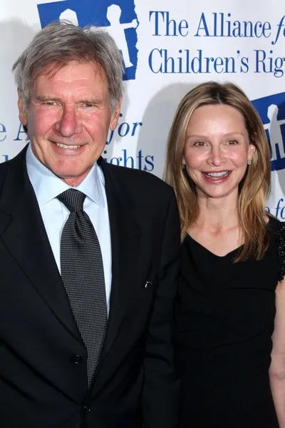 Harrison Ford and Calista Flockhart at the 18th Annual Alliance for Children's Rights Dinner Gala, Beverly Hilton Hotel, Beverly Hills, CA. 03-10-11 — Stock Photo, Image