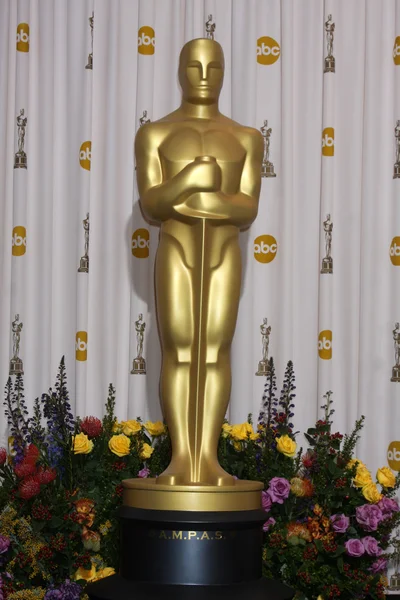 Atmosfären på 83: e årliga academy awards Pressrum, kodak theater, hollywood, ca. 02-27-11 — Stockfoto