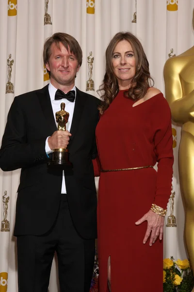 Tom Hooper, Kathryn Bigelow — Zdjęcie stockowe