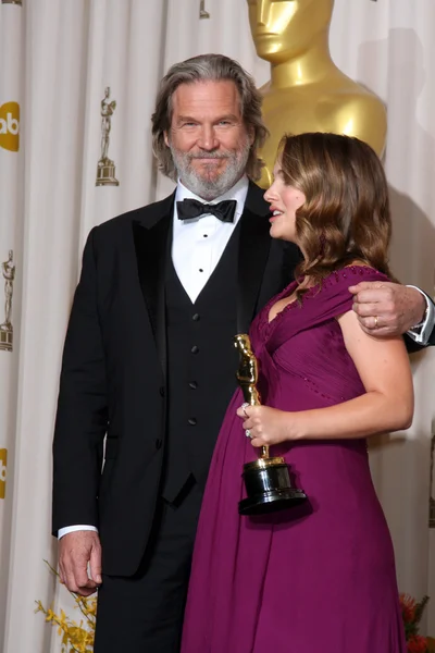 Jeff Bridges, Natalie Portman — Stock Photo, Image