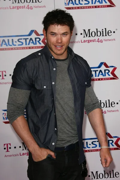 Kellan Lutz at the 2011 T-Mobile NBA All-Star Game, Staples Center, Los Angeles, CA 02-20-11 — Stock Photo, Image