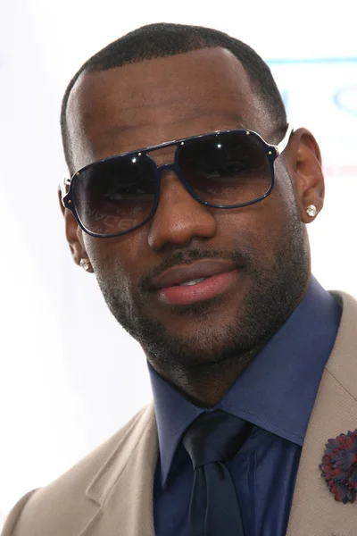 LeBron James w 2011 T-Mobile Nba All-Star Game, Staples Center, Los Angeles, Ca 02-20-11 — Zdjęcie stockowe