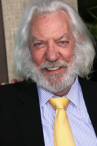 Donald Sutherland at the "Journey 2 The Mysterious Island" Los Angeles Premiere, Chinese Theater, Hollywood, CA 02-02-12 — Stock Photo, Image
