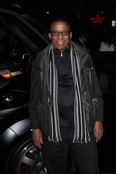 Herbie hancock bei der "re-generation music project" uraufführung, chinesisches theater, hollywood, ca 02-09-12 — Stockfoto