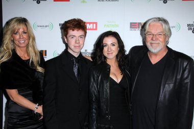 Bob seger ve aile EMI Music 2012 grammy Ödülleri partisi, sermaye kayıtları, hollywood, ca 02-12-12