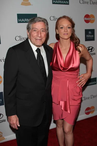 Tony Bennett e Antonia Bennett — Fotografia de Stock