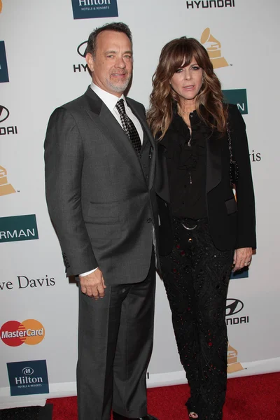 Tom hanks em rita wilson — Fotografia de Stock