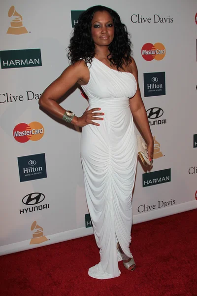 Garcelle Beauvais at the Clive Davis And The Recording Academy 's 2012 Pre-GRAMMY Gala, Beverly Hilton Hotel, Beverly Hills, CA 02-11-12 — стоковое фото