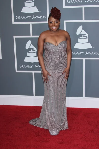 Ledisi no 54th Annual Grammy Awards, Staples Center, Los Angeles, CA 02-12-12 — Fotografia de Stock