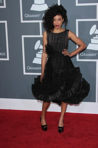 Corinne Bailey Rae en los 54º Premios Grammy Anuales, Staples Center, Los Ángeles, CA 02-12-12 —  Fotos de Stock