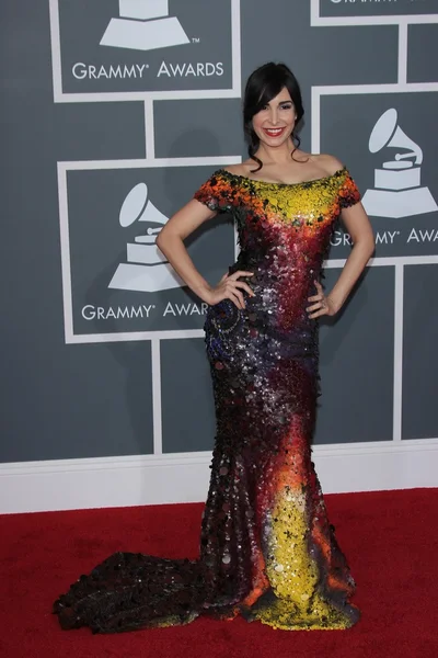 Mayra Veronica alla 54esima edizione dei Grammy Awards, Staples Center, Los Angeles, CA 02-12-12 — Foto Stock