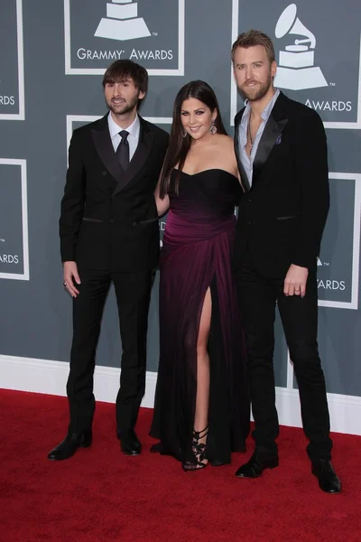 Lady Antebellum at the 54th Annual Grammy Awards, Staples Center, Los Angeles, CA 02-12-12 — Stock Photo, Image