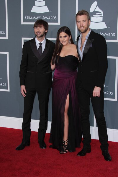 Lady Antebellum at the 54th Annual Grammy Awards, Staples Center, Los Angeles, CA 02-12-12