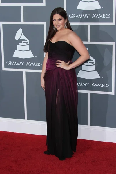 Hillary Scott no 54th Annual Grammy Awards, Staples Center, Los Angeles, CA 02-12-12 — Fotografia de Stock