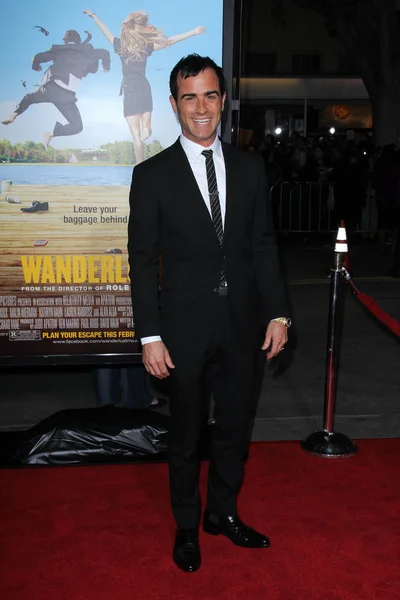 Justin Theroux no "Wanderlust" Los Angeles Premiere, Mann Village Theatre, Westwood, CA 02-16-12 — Fotografia de Stock