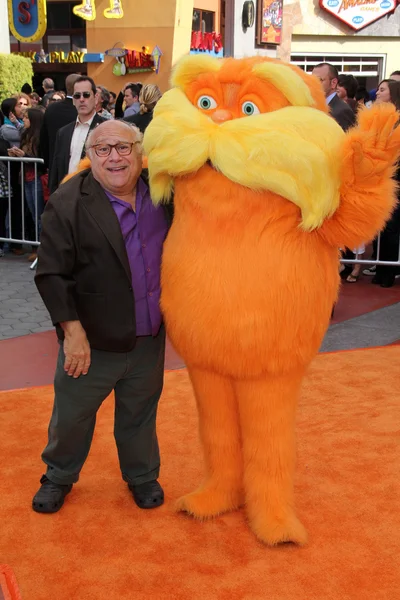 Danny DeVito and Lorax — Stock Photo, Image