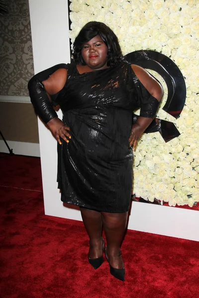 Gabourey Sidibe at the QVC Red Carpet Style Event, Four Seasons Hotel, Los Angeles, CA 02-23-12 — Stock Photo, Image