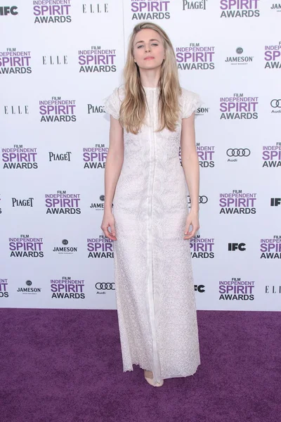 Brit marling bei den film independent spirit awards 2012, santa monica, ca 25-02-12 — Stockfoto